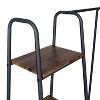 Honey-Can-Do Garment Rack with Shelves Black: Freestanding Closet Wardrobe, Powder-Coated Steel, 4 Fixed Shelves - 4 of 4