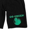 Shrek Go Green Men's Black Sleep Pajama Shorts - 2 of 4