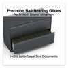 Alera Lateral File, 2 Legal/Letter-Size File Drawers, Charcoal, 42" x 18.63" x 28" - image 3 of 4