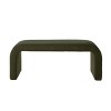 FURNIinspire Ottomans And Benches 44 Inch Bench End of Bed Bench Bedroom Bench, Living Room Ottoman for Entryway, Green, 43.5"*16.5"*18" - 4 of 4