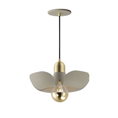 Maxim Lighting Poppy 1 - Light Pendant in  Silver Gold/Satin Brass