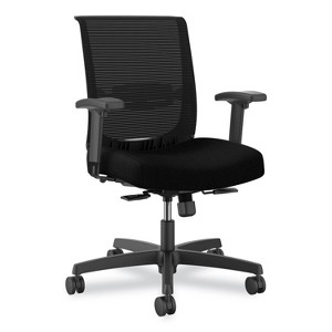 HON Convergence Mid-Back Task Chair Swivel-Tilt - Black - 1 of 1
