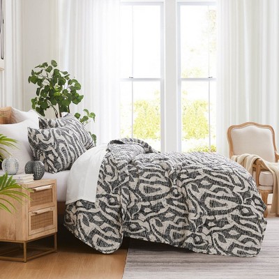Khari Rust Twin Microfiber Quilt Set with Pillow Sham