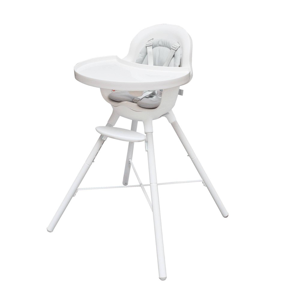 Boon GRUB 2-in-1 Convertible High Chair for Baby & Toddler Chair with Dishwasher-Safe Seat & Tray - White -  80369234