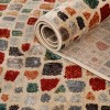 Contemporary Geometric Cobblestone Runner or Area Rug by Blue Nile Mills - 4 of 4
