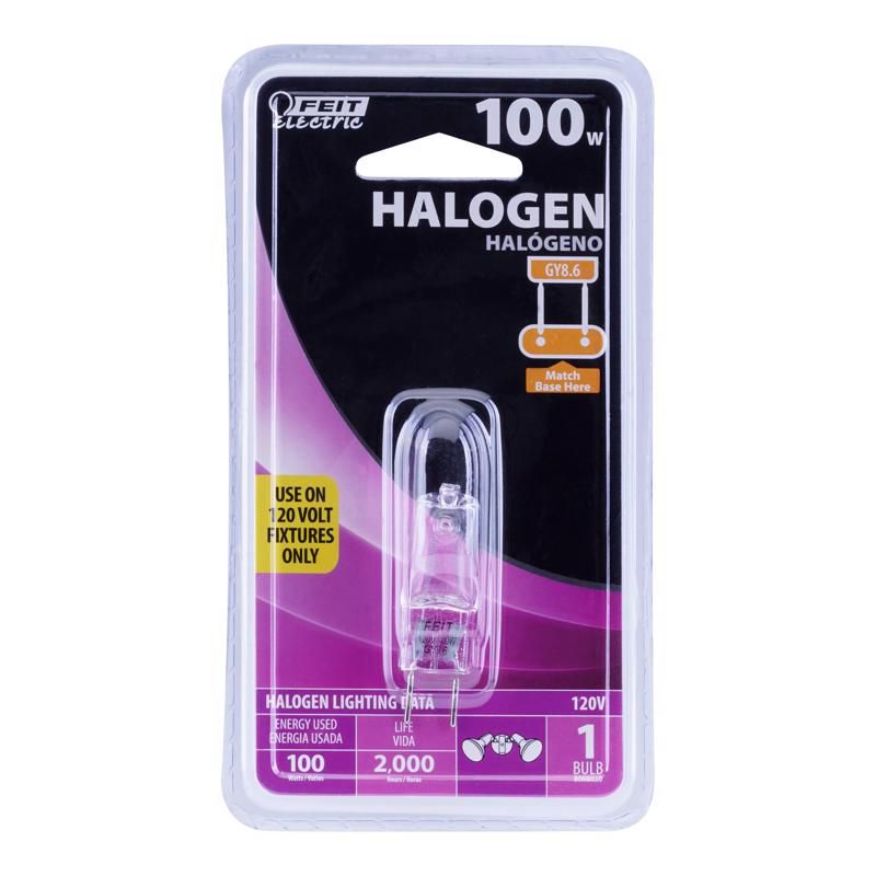 Feit Electric 100 W JCD Tubular Halogen Bulb 1600 lm Warm White 1 pk, 1 of 2