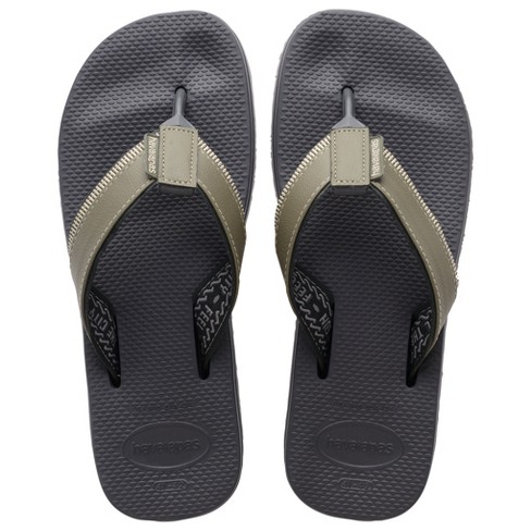 Havaianas Men's Hype Flip Flop Sandals - Day Surf, White/navy Blue