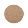 Unique Bargains Trivet Round Rope Woven Mat Cotton Non-woven Fabric 7.87"x7.87"x0.31" - 3 of 3