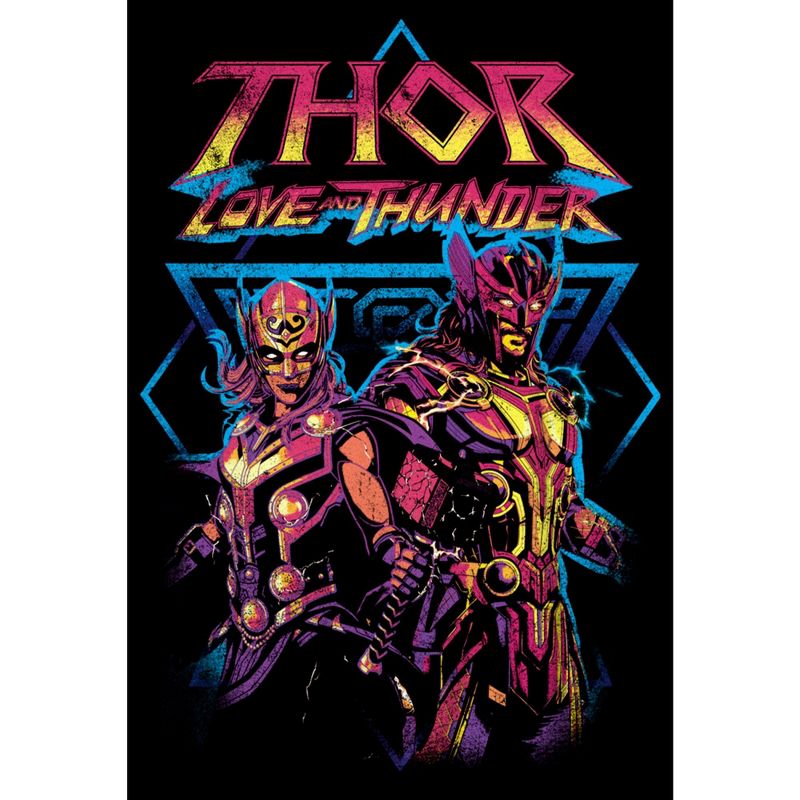 Boy's Marvel: Thor: Love and Thunder Distressed Main Characters T-Shirt, 2 of 6