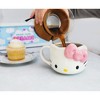 Silver Buffalo Hello Kitty Pink Bow 20 Ounce Ceramic Molded Mug - 4 of 4