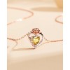 Molenia Heart Birthstone Necklace for Women 925 Sterling Silver Rose Gold Necklace Pendant Jewelry Christmas Anniversary Birthday Gifts for Her - 3 of 4