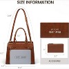 Purses and Handbags for Women, Tote Shoulder Bag Satchel Purse and PU Leather - 3 of 4
