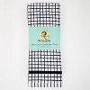 Sloppy Chef Classic Checkered Kitchen Towels (Pack of 6), 15x25, Cotton - 2 of 4