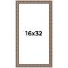 PosterPalooza | Panoramic Ornate Gold Picture Frame - UV Acrylic, Foam Board Backing, Hanging Hardware - 2 of 4