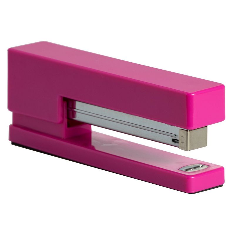 JAM Paper Modern Desk Stapler - Pink, 1 of 8