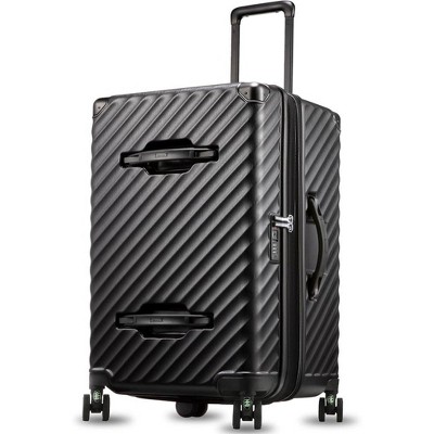 LUGGEX 28 Inch Trunk Luggage With Silent Spinner Wheels,Durable Polycarbonate Expandable Hard Shell,Spacious Interior