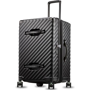 LUGGEX 28 Inch Trunk Luggage With Silent Spinner Wheels,Durable Polycarbonate Expandable Hard Shell,Spacious Interior - 1 of 4