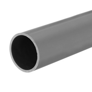 Unique Bargains High Impact Water Plumb Cable Sleeve PVC Rigid Round Pipes 13" Length - 1 of 3