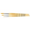 da Vinci JUNIOR Synthetics Student Brushes, Synthetic, Acrylic & Tempera, Round, Series 303, Assorted Sizes, 3 Per Set, 2 Sets - 3 of 3
