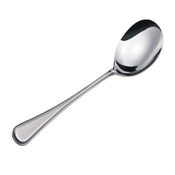 Silicone Dinner Dessert Spoon Serving Eating Utensil - 7.9 x 1.8(L
