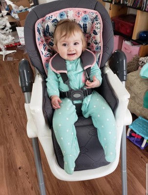 baby trend tot spot high chair bluebell