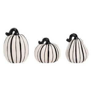 Dolomite Slim Black & White Pumpkins Set of 3 - 1 of 1