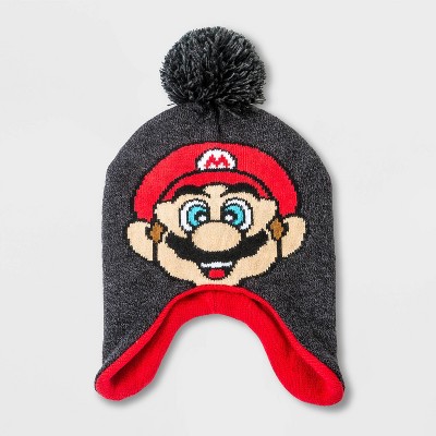 Boys' Mario Earflap Hat