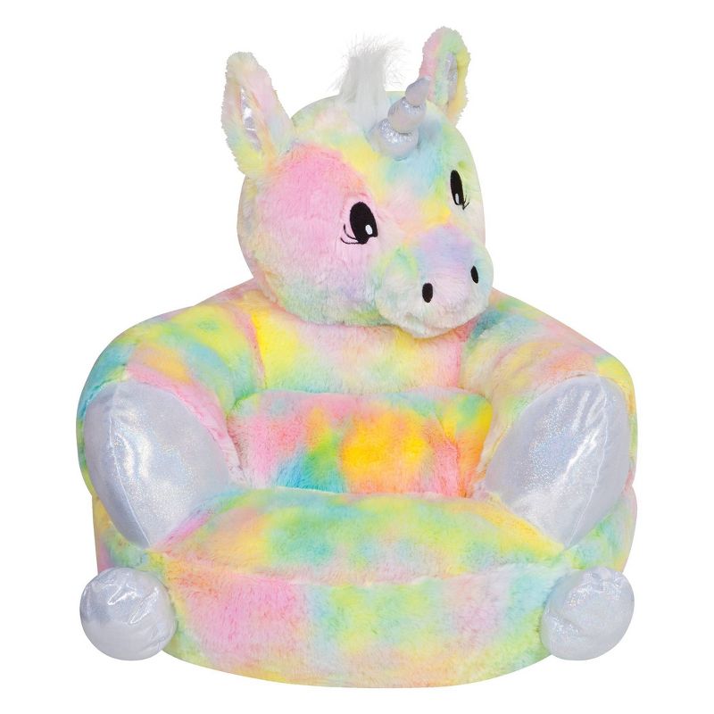 Rainbow Unicorn Plush Character Kids&#39; Chair - Trend Lab, 3 of 6
