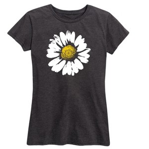 Women's - Instant Message - Big Daisy Short Sleeve Graphic T-Shirt - 1 of 4