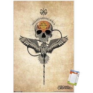 Trends International Fantastic Beasts And Where To Find Them: The Crimes of Grindelwald - Grindelwald Badge Unframed Wall Poster Prints - 1 of 4