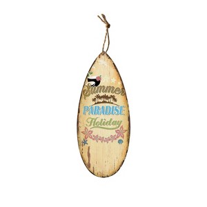 Beachcombers Brown Paradise Holiday Sign - 1 of 2