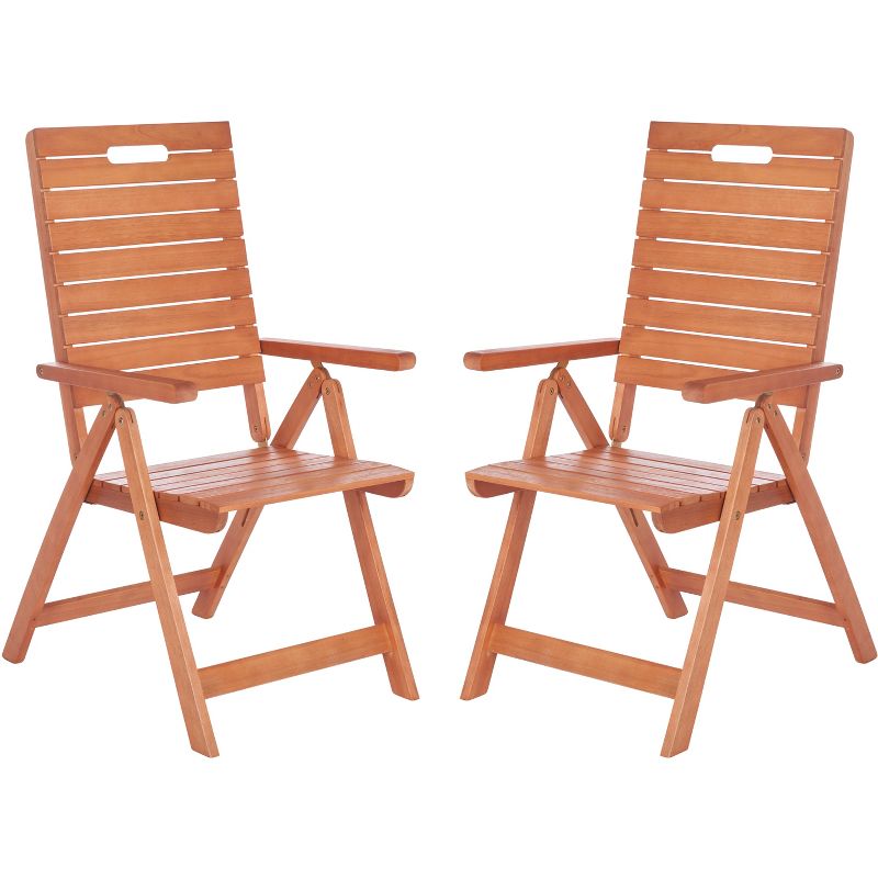 Rence Folding Chair (Set of 2) - Natural - Safavieh., 1 of 12