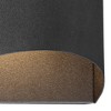 Possini Euro Design Ratner Modern Outdoor Wall Light Fixtures Set of 2 Textured Black LED Dark Sky Downlight 5 1/2" for Post Exterior - 3 of 4