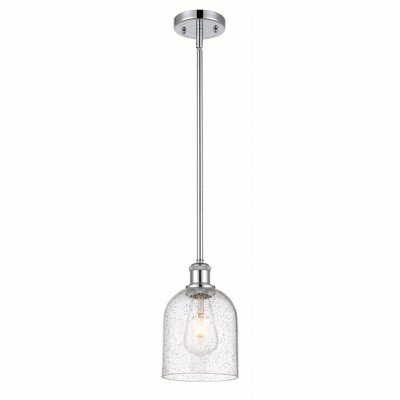 Bella - 1 Light Stem Hung Mini Pendant In Industrial Style-9.5 Inches Tall and 5.5 Inches Wide