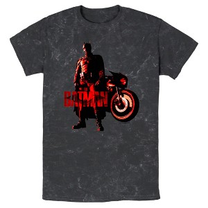 Men's The Batman Red Batcycle T-Shirt - 1 of 4