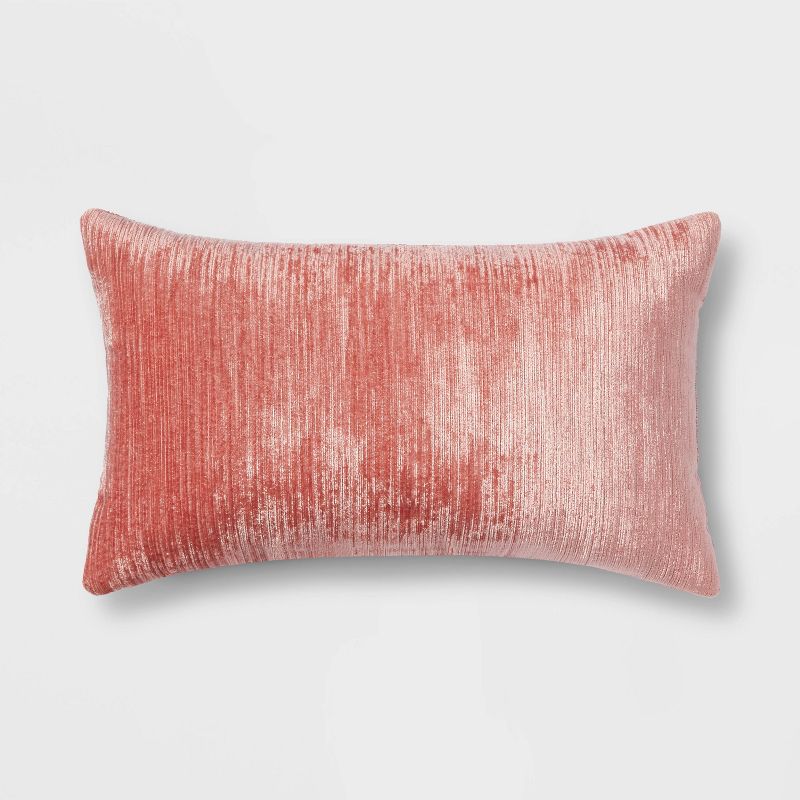 Velvet Rib Textured Throw Pillow - Threshold™, 1 of 7