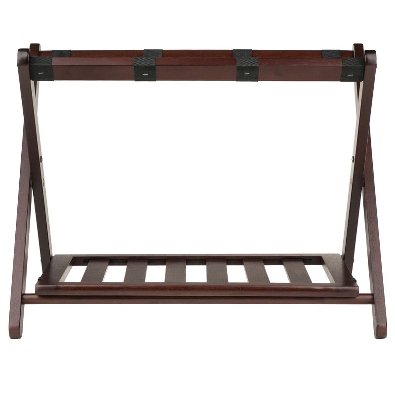Remy Luggage Rack with Shelf Cappuccino - Winsome, 4 of 8