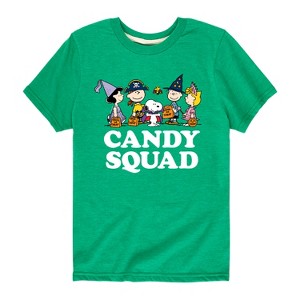 Boys' - Peanuts - Candy Squad Short Sleeve Graphic T-Shirt - 1 of 4