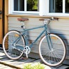NAYSAYE 27.5 Inch Adult Bicycle Single Speed Retro Style 700C Road Bike City Cmmuter Bike Steel Frame for Men Women, Blue, 64.97"*24.41"*38.52" - 2 of 4
