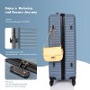 Belatt 3-Piece Luggage Set (20/24/28") - TSA Lock, 360° Spinner Wheels, Nestable Design & Adjustable Pull Rod - 4 of 4