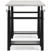 Signature Design by Ashley Casual Bayflynn Adjustable Height Desk, White - 4 of 4