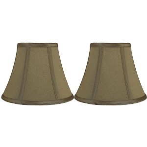 Urbanest Faux Silk Softback Bell Lamp Shade, 5" Top x 9" Bottom x 7" Slant - 1 of 4