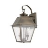 Livex Lighting Mansfield 2 - Light Wall Light in  Vintage Pewter - 3 of 4