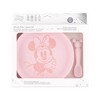 Disney Bumkins 2pc Disney Minnie Mouse Feeding Set - Salmon Pink - 4 of 4