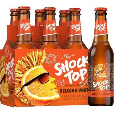 Shock Top Belgian White Wheat Ale Beer - 6pk/12 fl oz Bottles