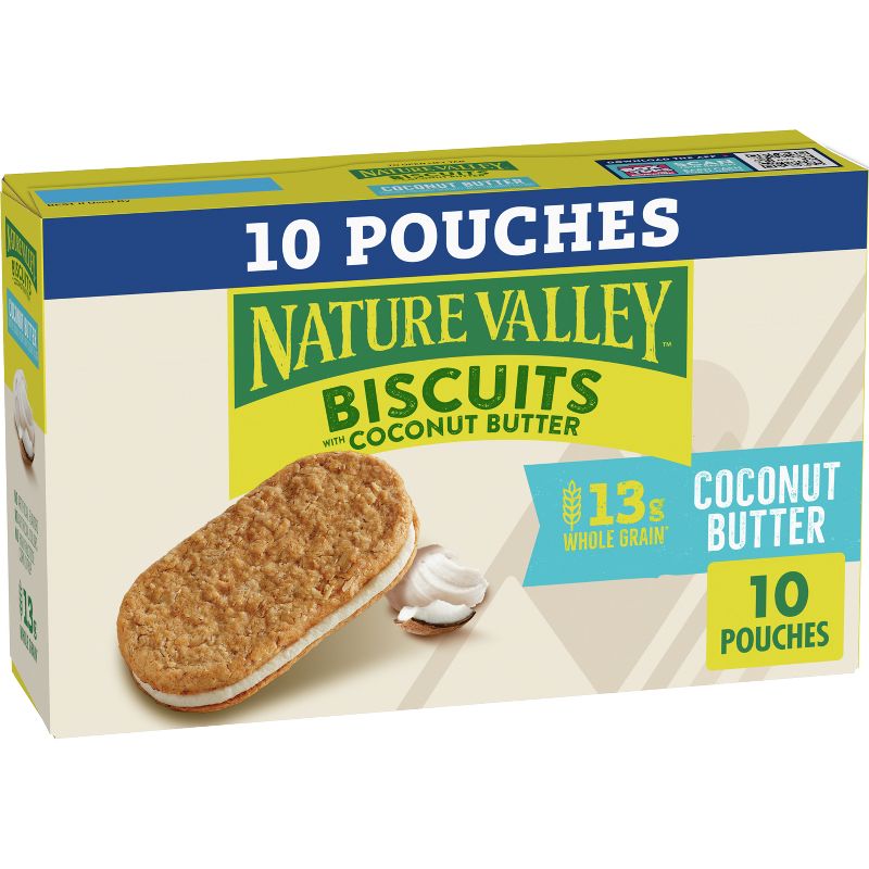 Nature Valley Coconut Butter Biscuits - 10ct/13.5oz, 1 of 7