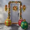 BrylaneHome 32" Pre-Lit Noelle Vertical Swag - 2 of 2