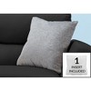 Vynxaria 26" Square Decorative Throw Pillow - Hypoallergenic Polyester, Modern Design - 4 of 4
