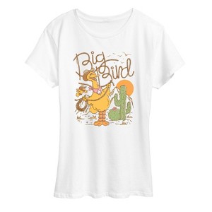 Women's - Sesame Street - Big Bird Western Short Sleeve Graphic T-Shirt - 1 of 4