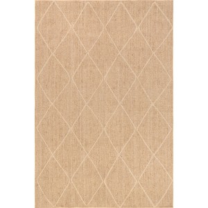 Nuloom Billy Diamond Easy-Jute Pet Friendly Machine Washable Area Rug - 1 of 4